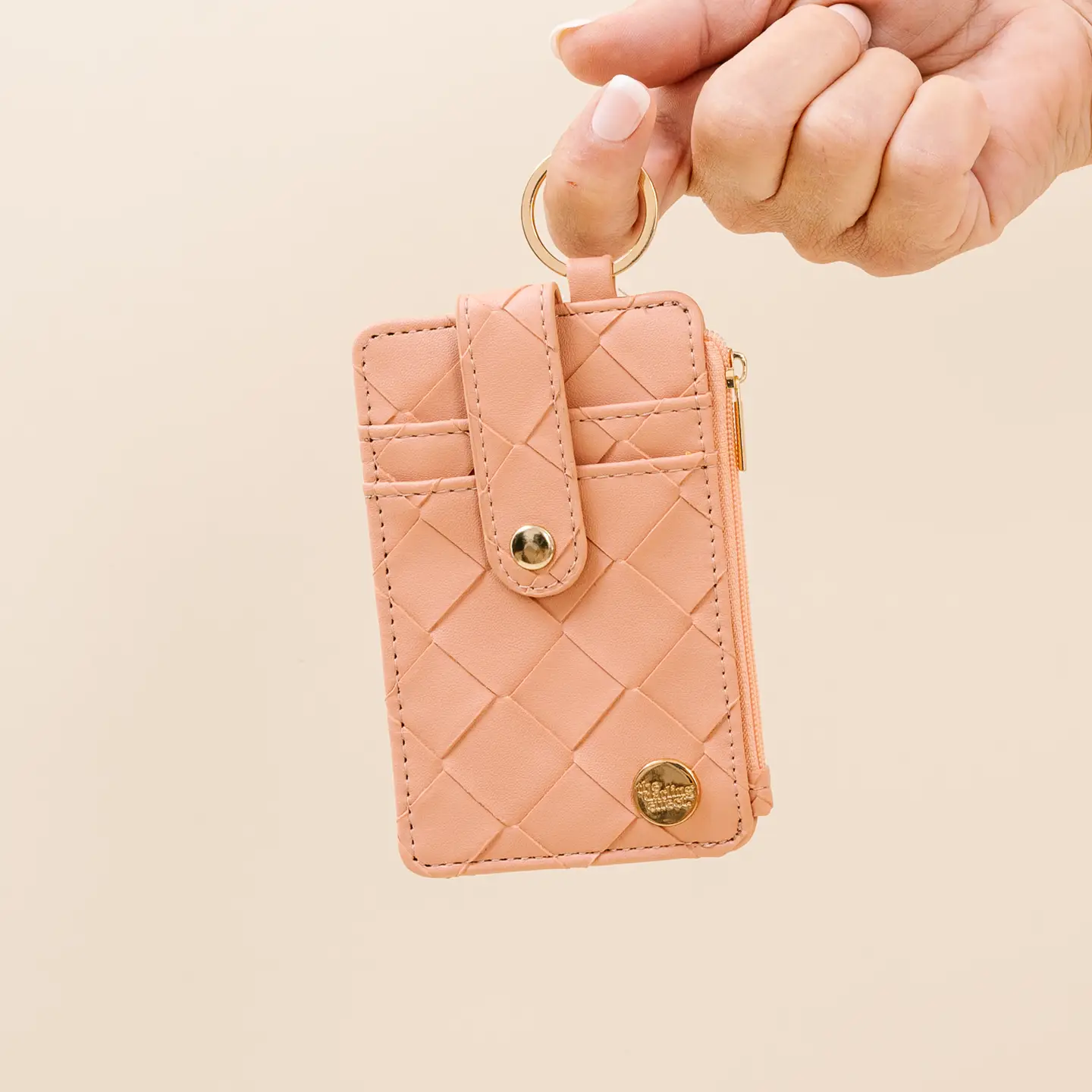 The Darling Effect - Woven Keychain Wallet, Rose