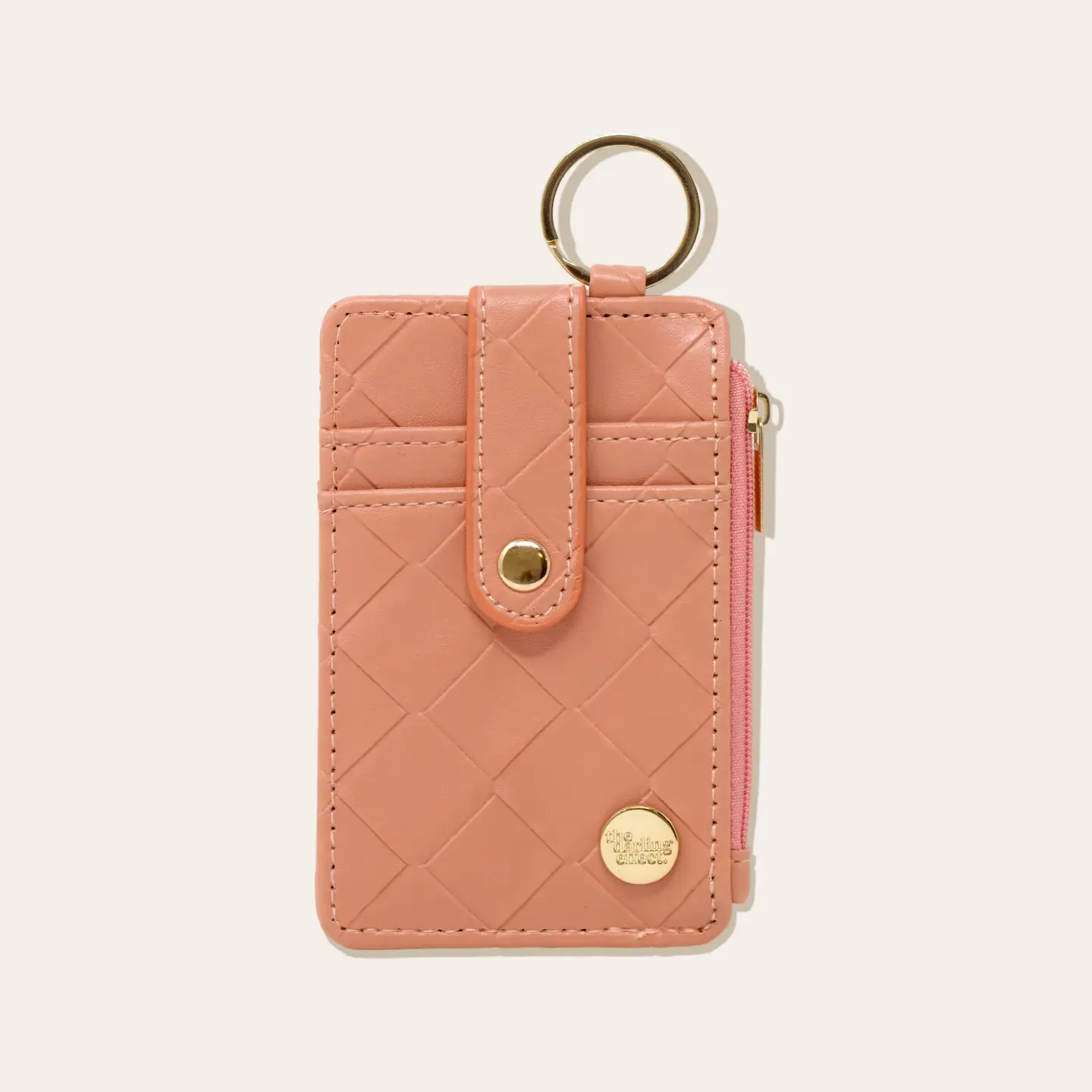 The Darling Effect - Woven Keychain Wallet, Rose - Image 2