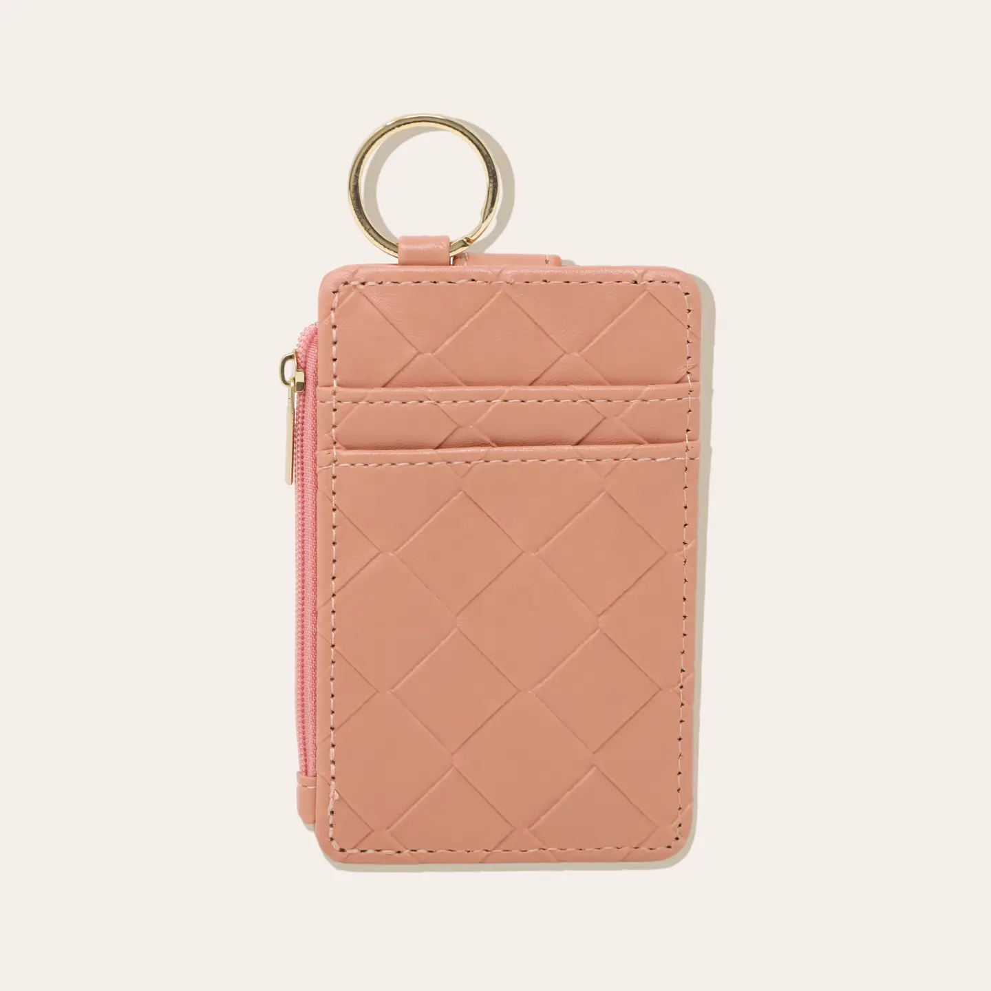 The Darling Effect - Woven Keychain Wallet, Rose - Image 3