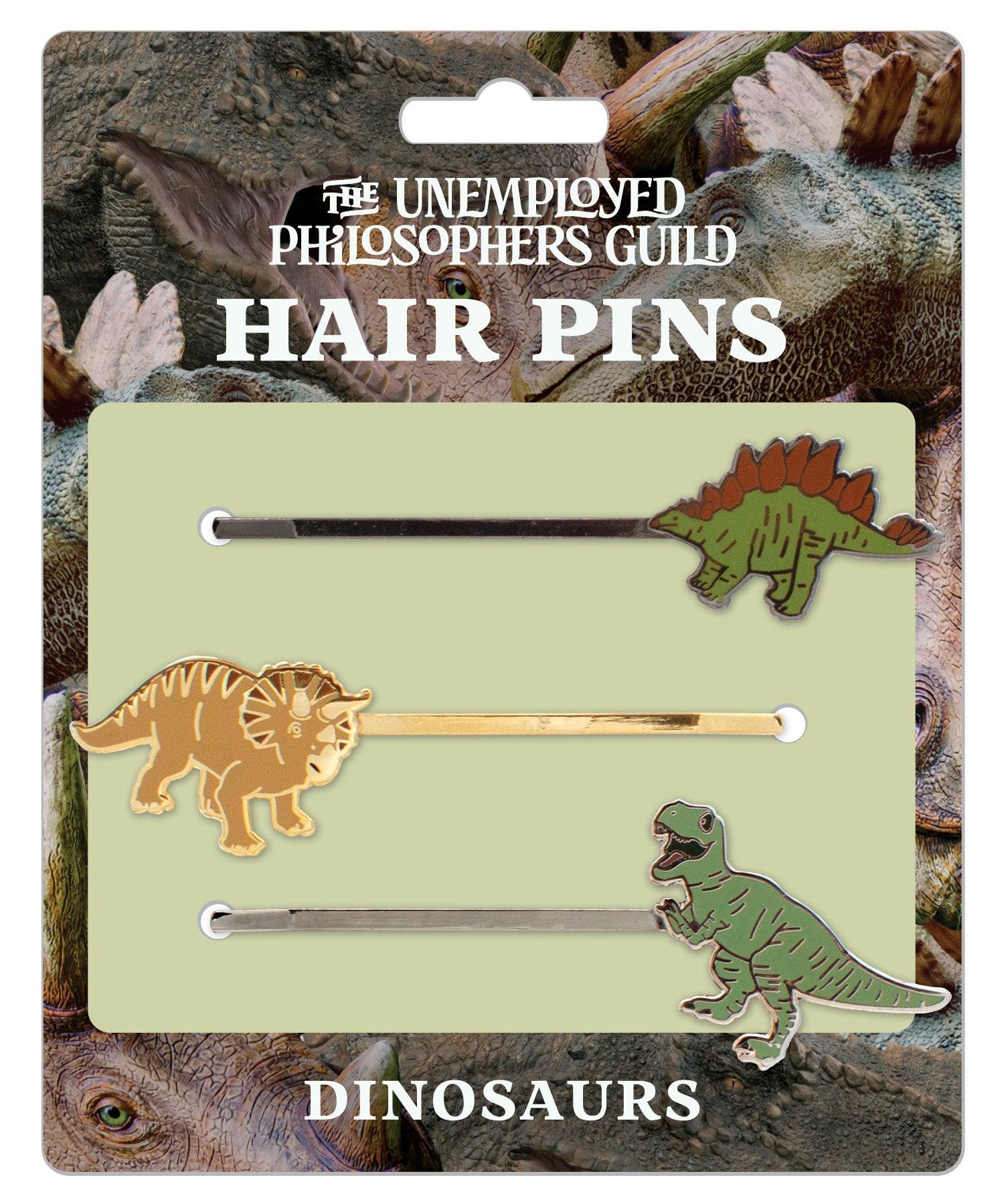 The Unemployed Philosophers Guild - Dinosaurs Hair Pins Set