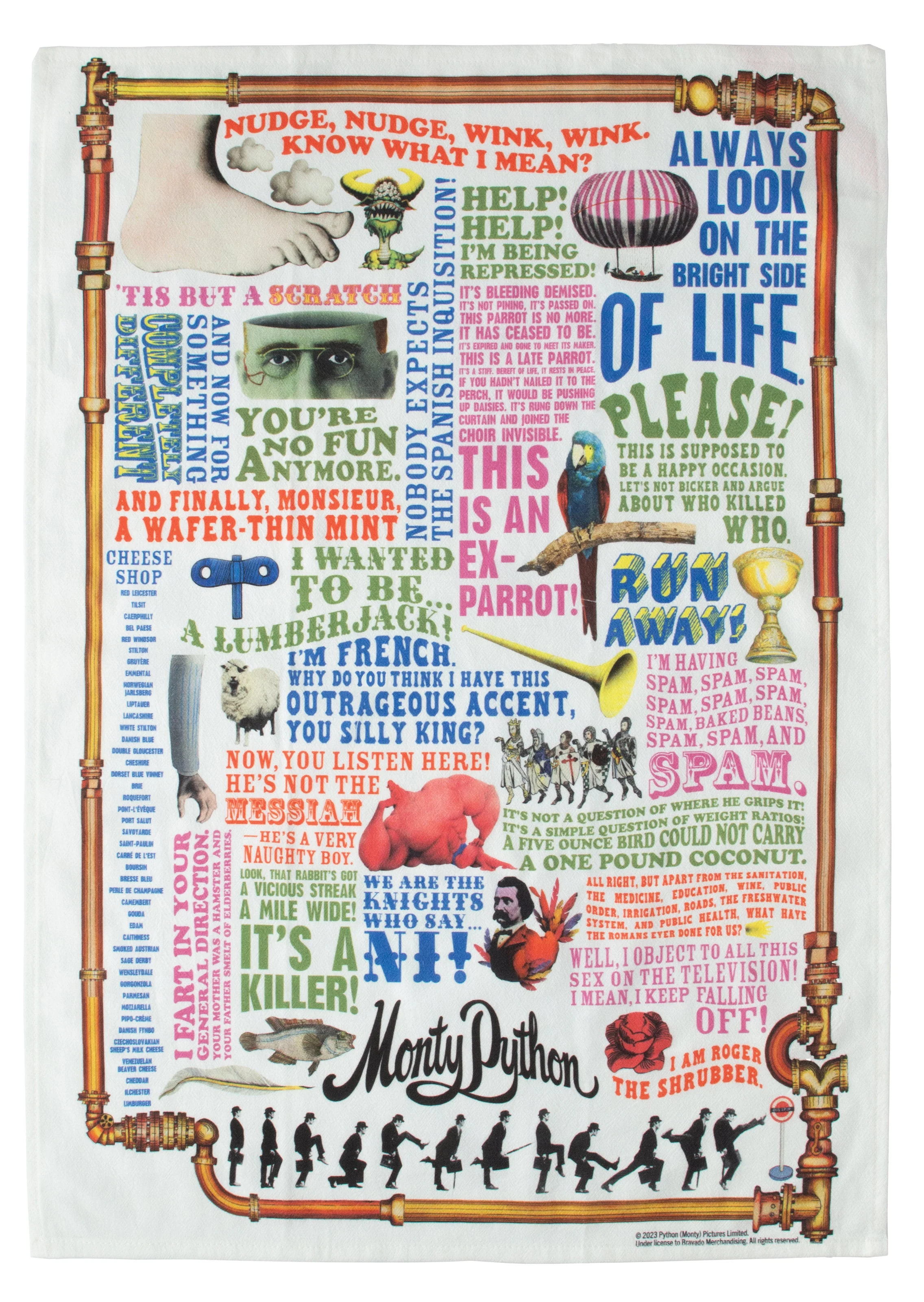 The Unemployed Philosophers Guild - Monty Python Dish Towel