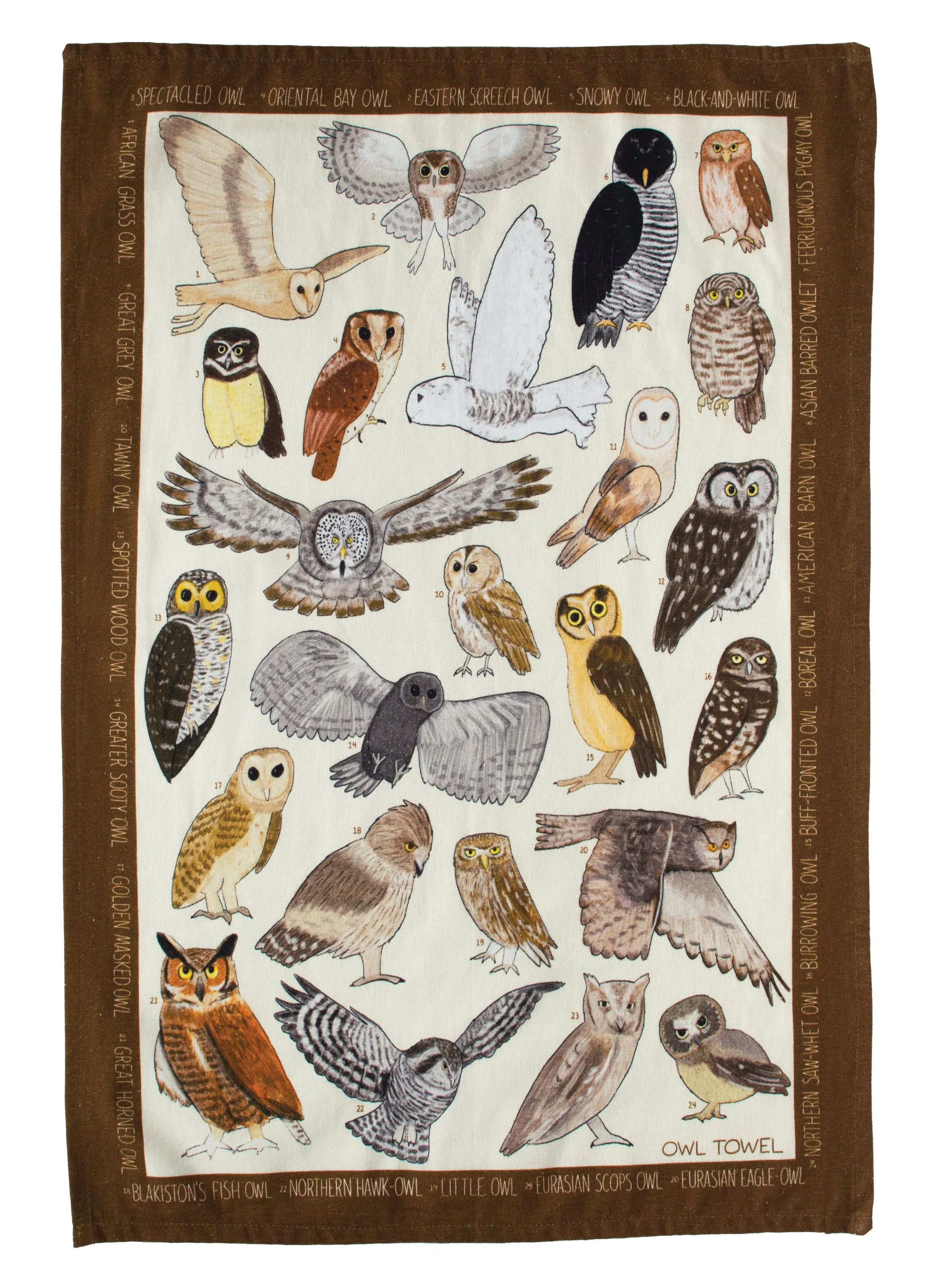 The Unemployed Philosophers Guild - Owl Towel