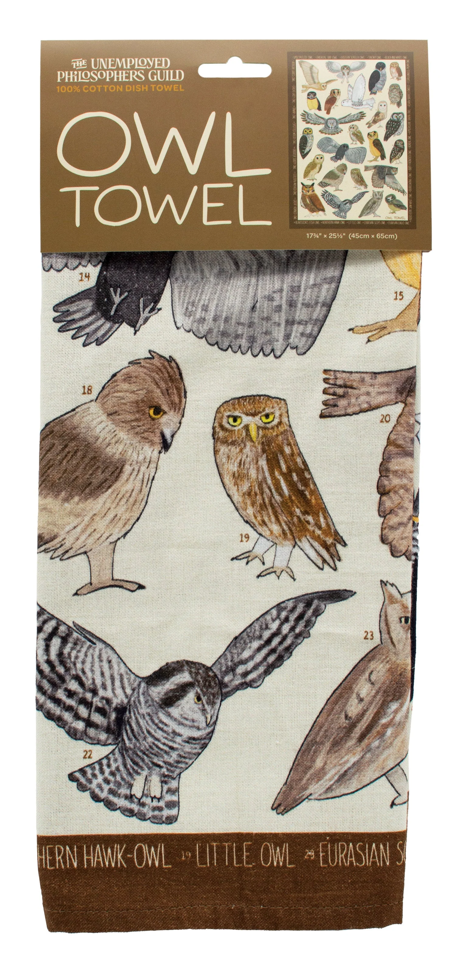 The Unemployed Philosophers Guild - Owl Towel - Image 2