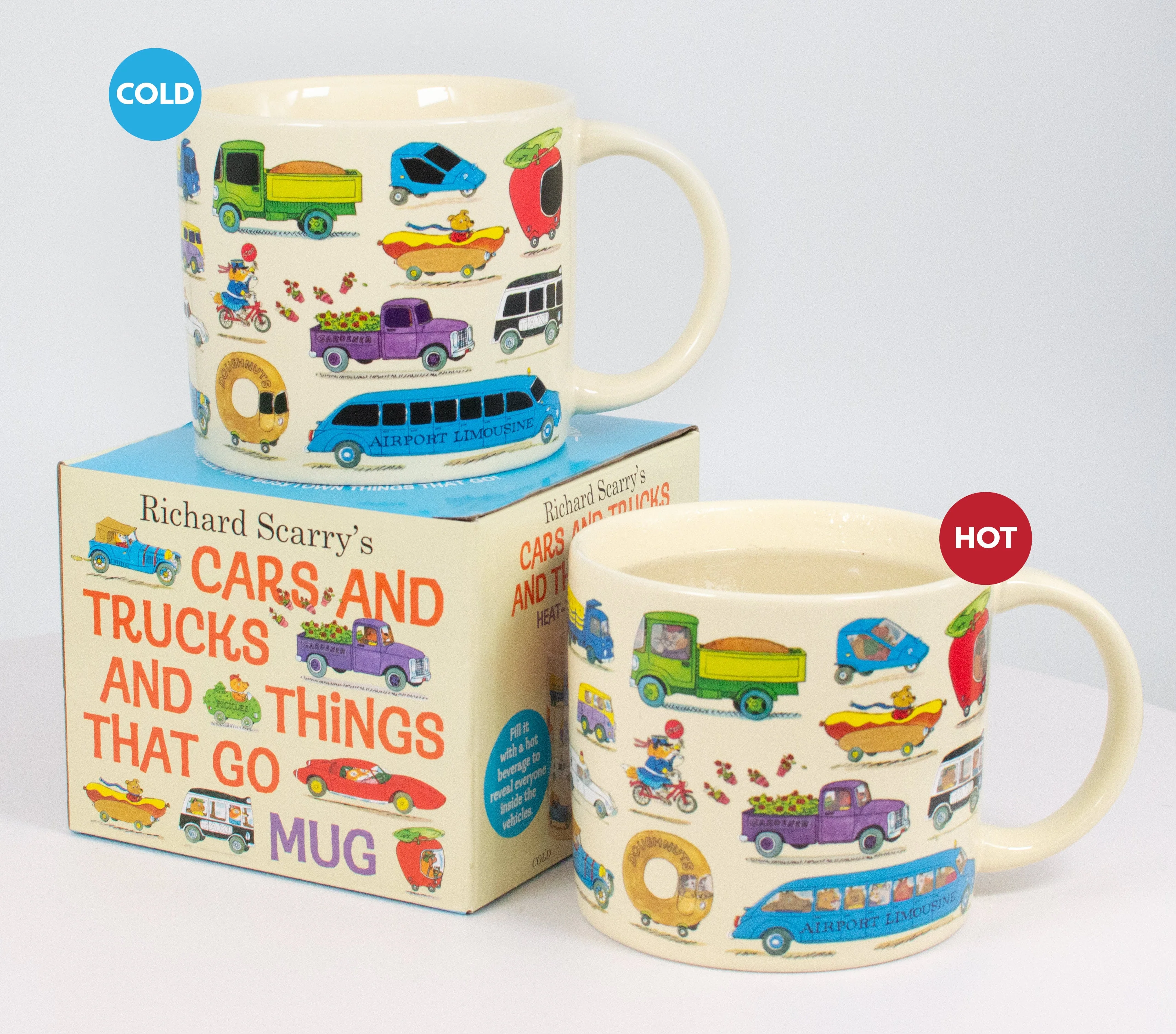 The Unemployed Philosophers Guild - Richard Scarry Cars and Trucks Mug