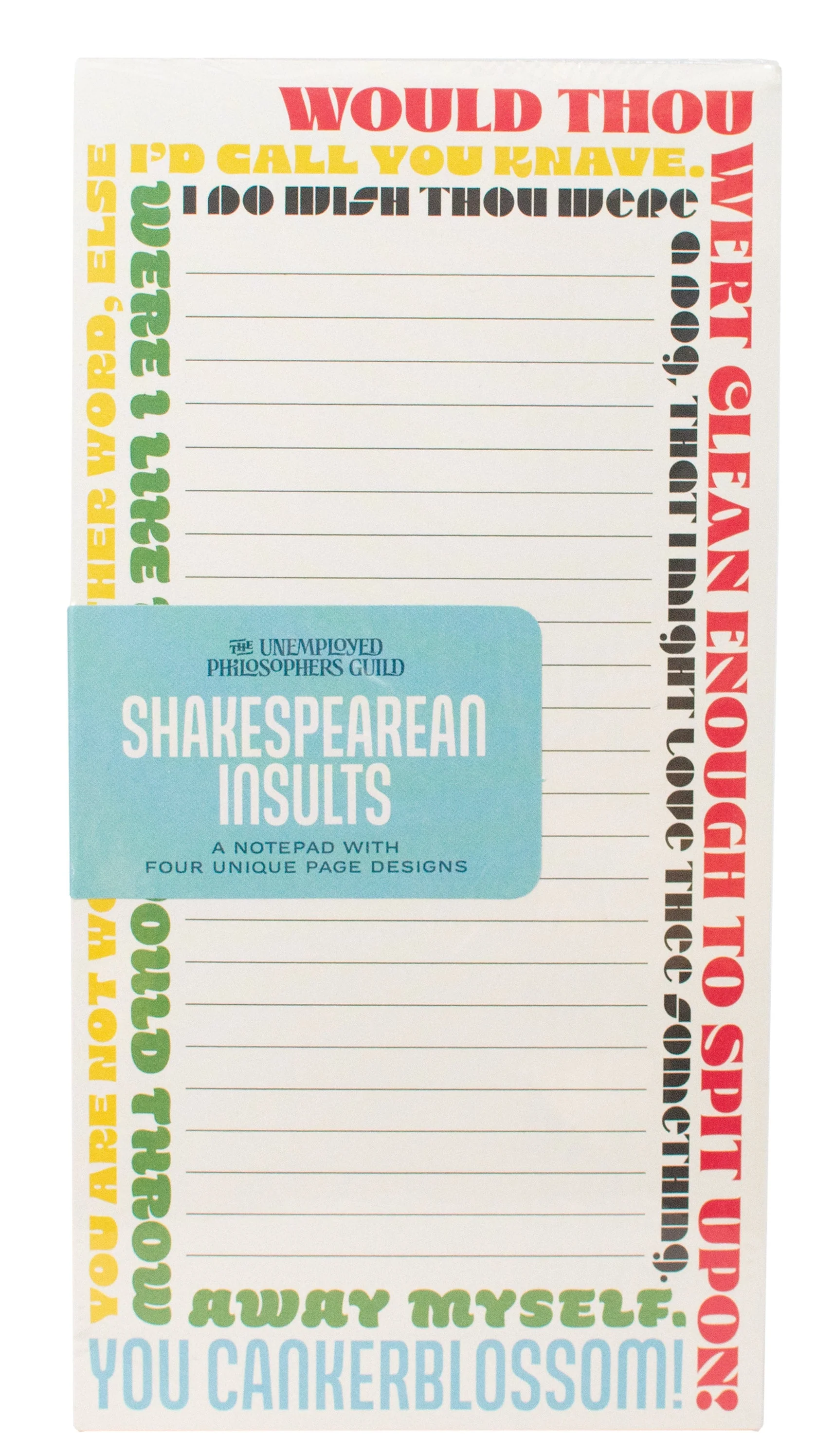 The Unemployed Philosophers Guild - Shakespearean Insults Notepad - Image 2