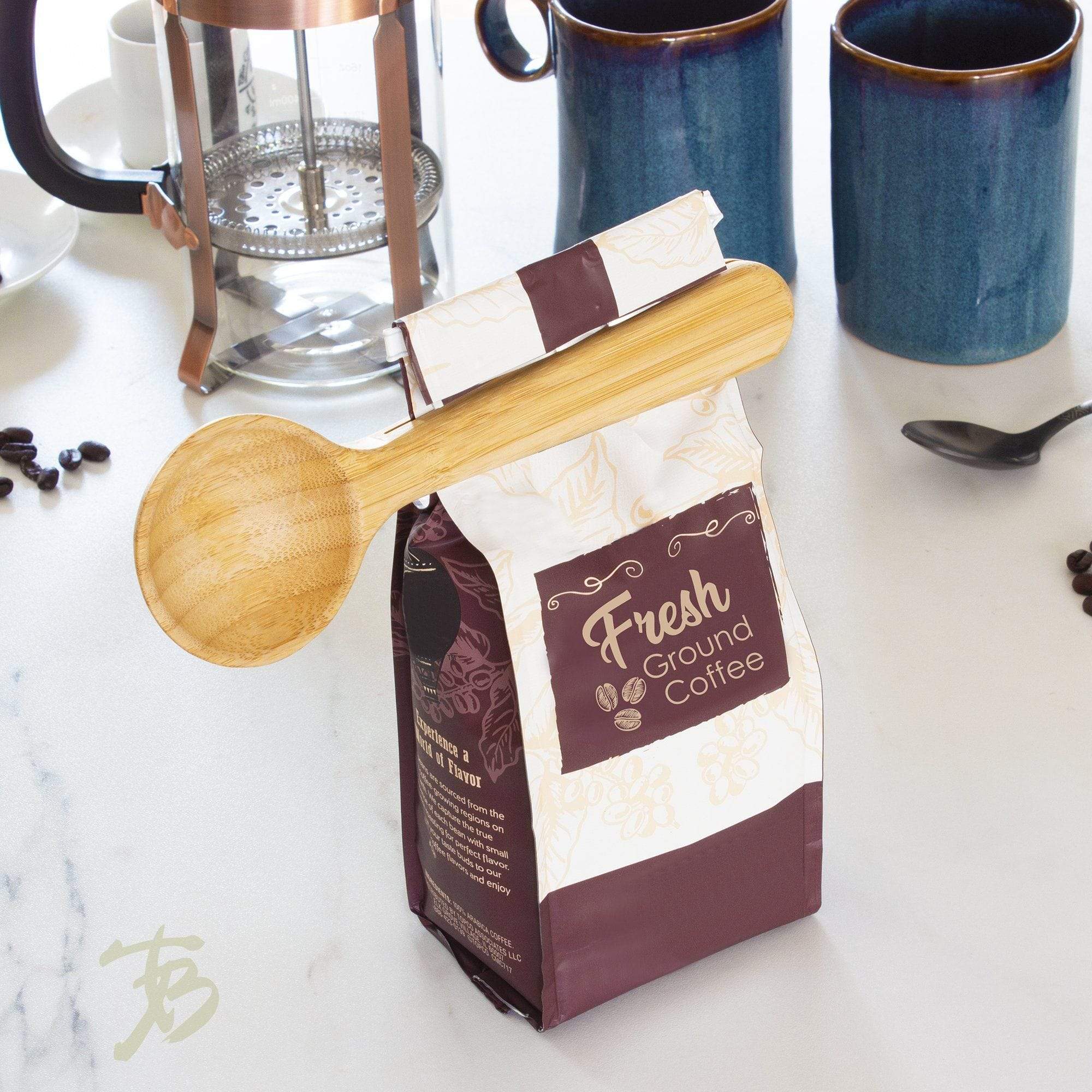Totally Bamboo - Coffee Scoop with Built-In Bag Clip - Image 3