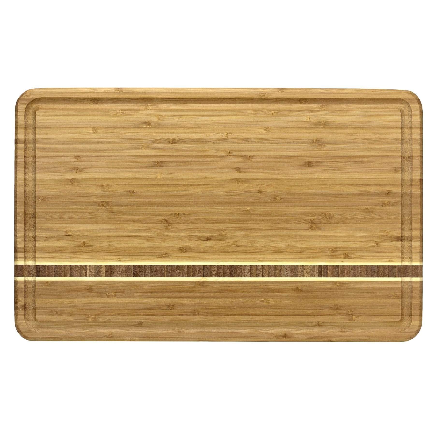 Totally Bamboo - Dominica Cutting Board with Drain Groove - Image 2