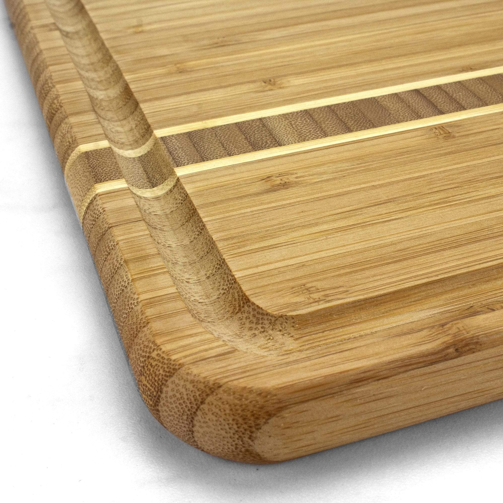 Totally Bamboo - Dominica Cutting Board with Drain Groove - Image 3