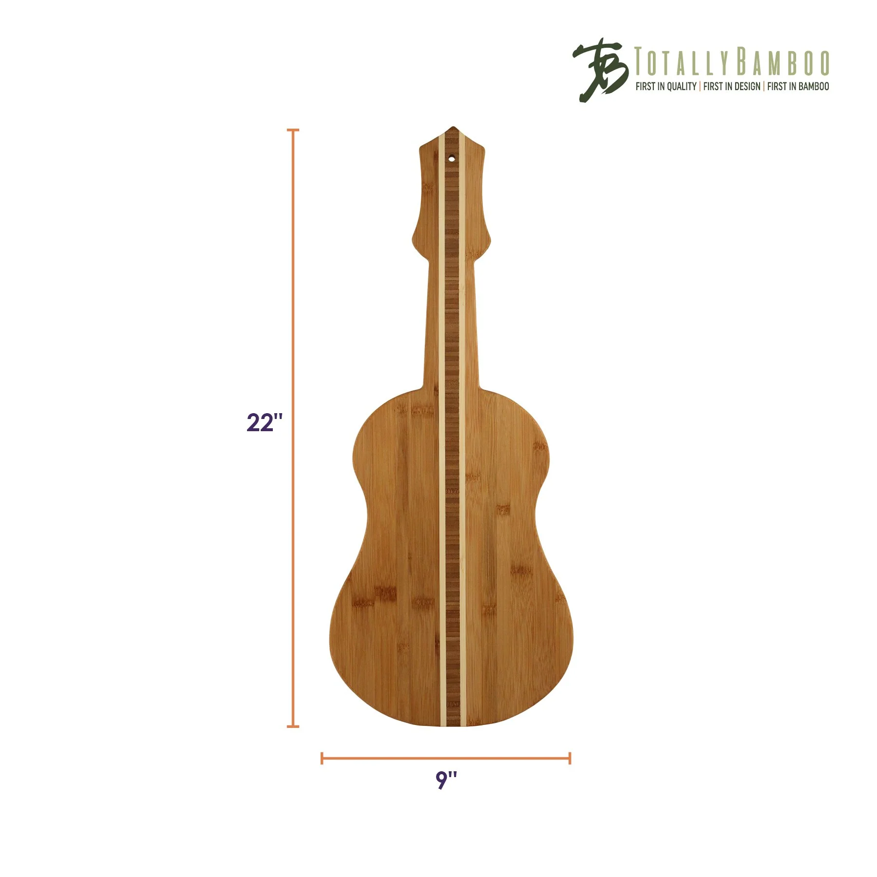 Totally Bamboo - Ukulele Cutting & Serving Board - Image 4
