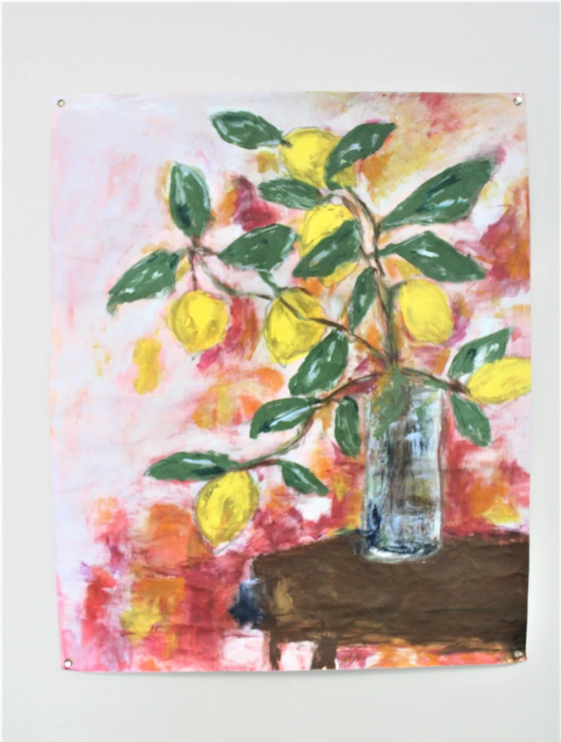Trade Cie - Paper Art, Lemon Branches in Vase