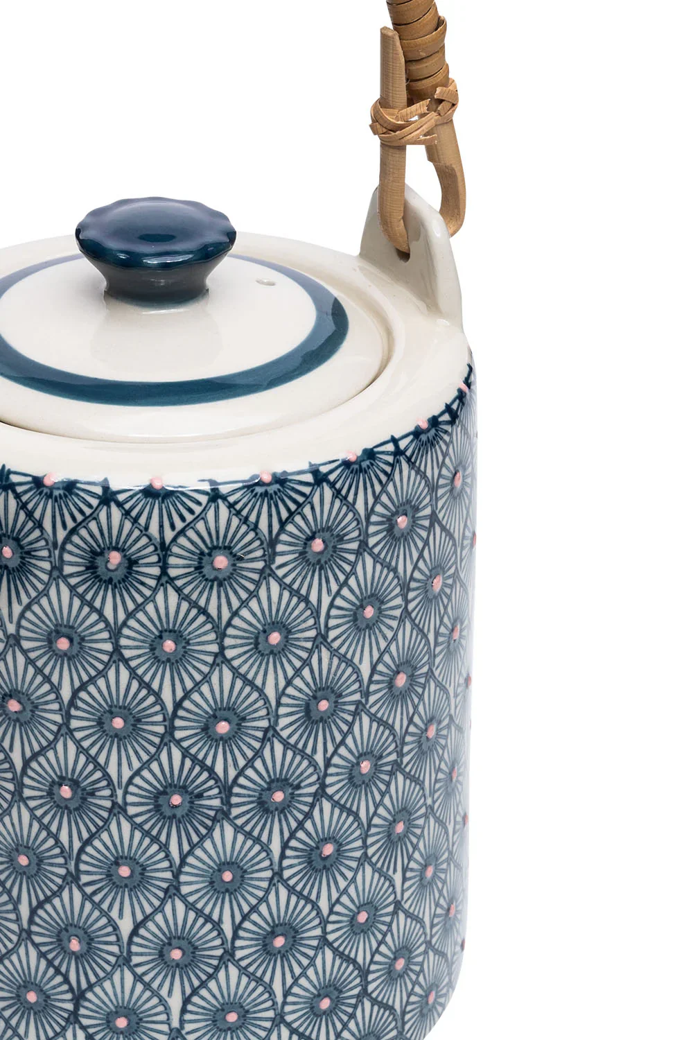Tranquillo - Blue Starburst Teapot with Natural Handle - Image 4