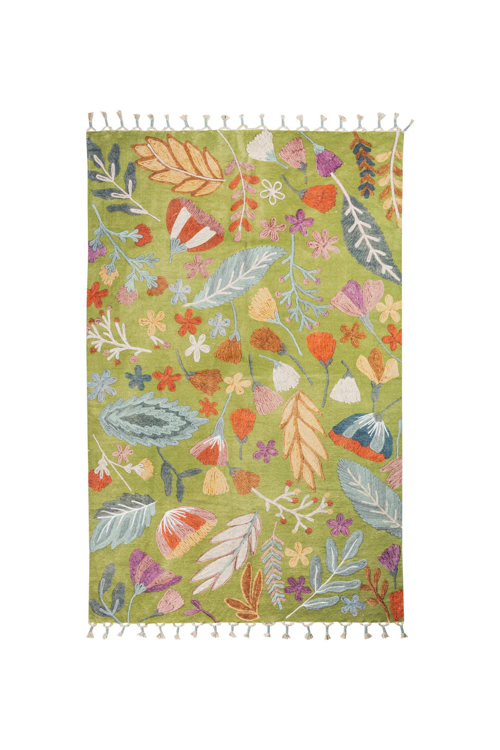 Tranquillo - Green Botanic Twist Rug