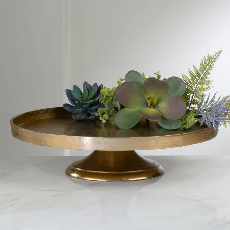 Tripar - Round Bronze Pedestal - Image 4