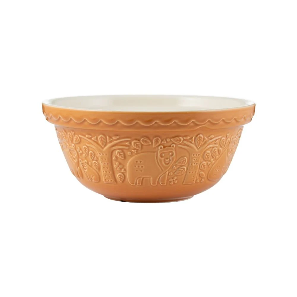 Mason Cash - In the Forest Bear Ochre Mixing Bowl - Image 2