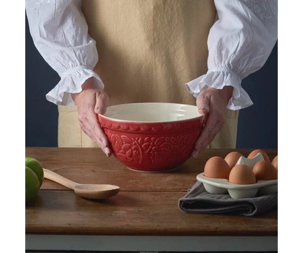 Mason Cash - In the Forest Hedgehog Red Mixing Bowl - Image 3