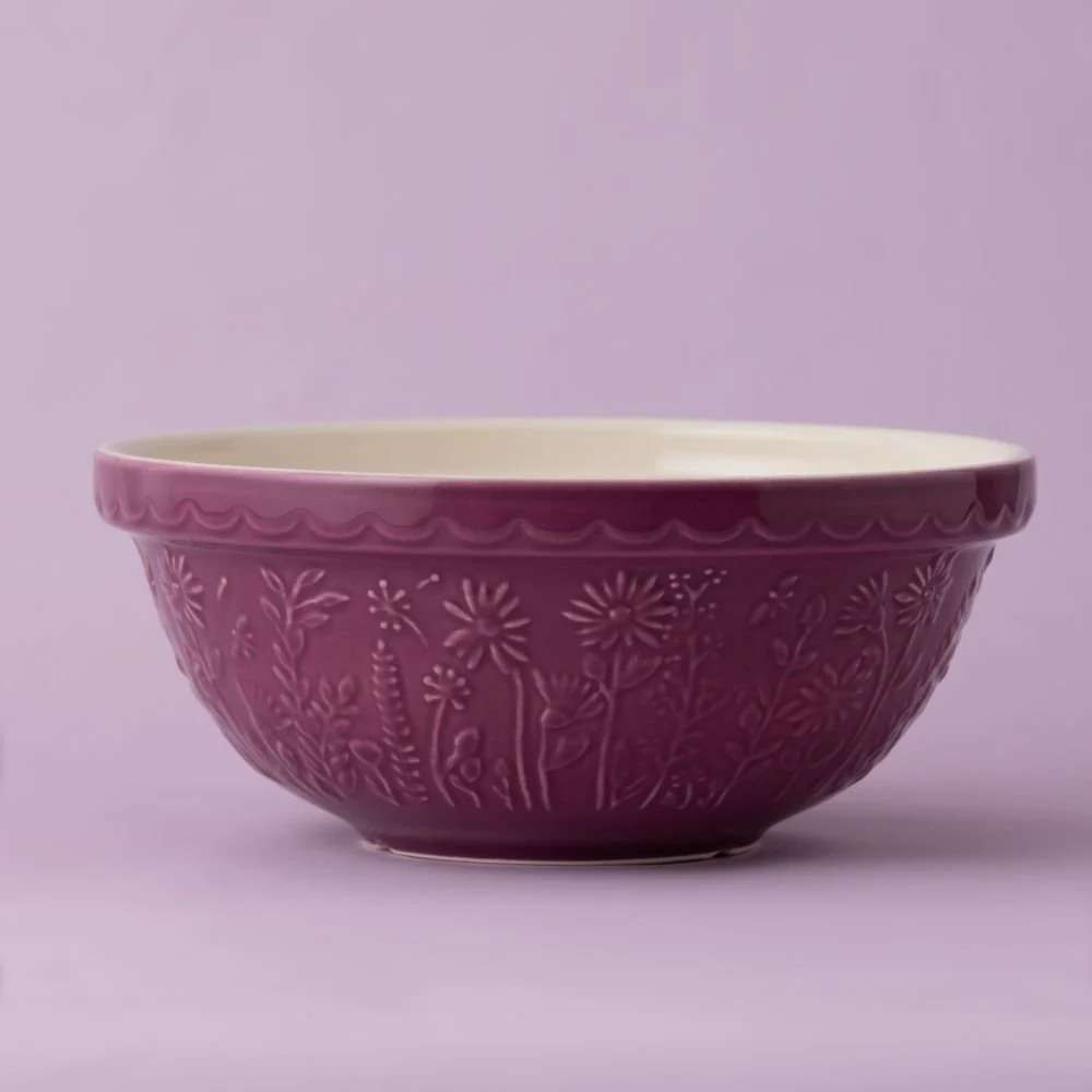 Mason Cash - In the Meadow Daisy Purple Mixing Bowl