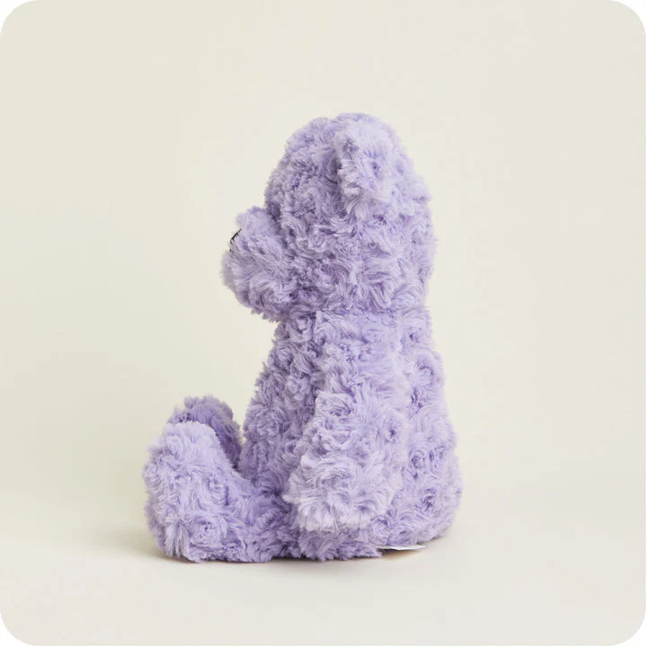 Warmies - Purple Curly Bear Plush Toy - Image 3