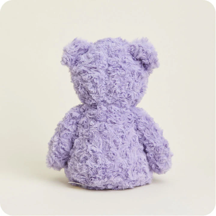 Warmies - Purple Curly Bear Plush Toy - Image 4