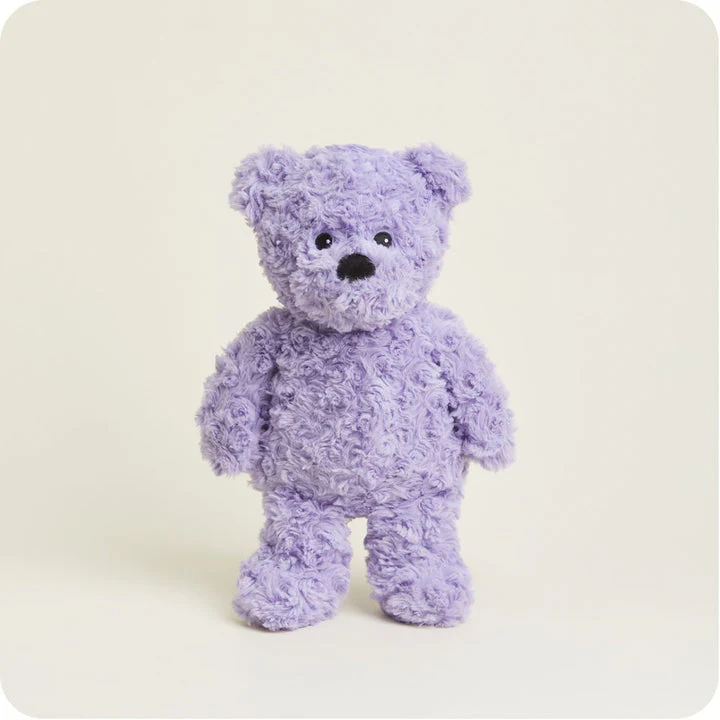 Warmies - Purple Curly Bear Plush Toy - Image 5