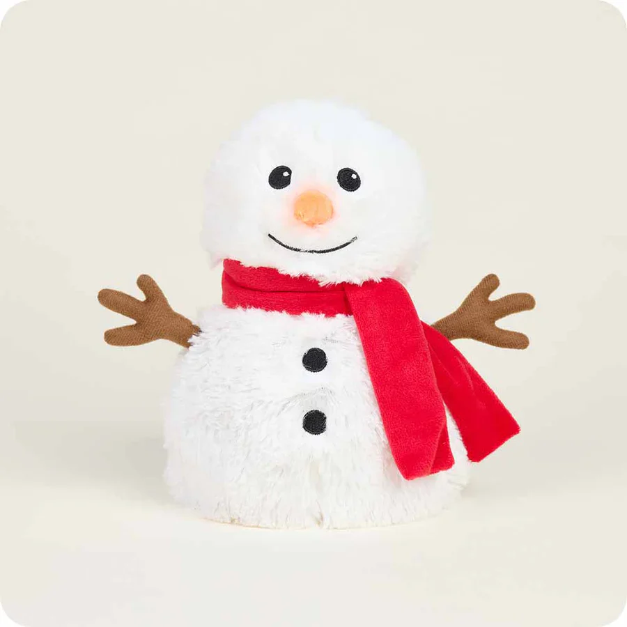 Warmies - Red Scarf Snowman Plush Toy