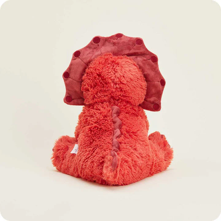 Warmies - Red Triceratops Plush Toy - Image 3