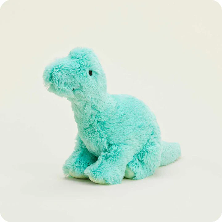 Warmies - Teal Long Neck Dinosaur Plush Toy
