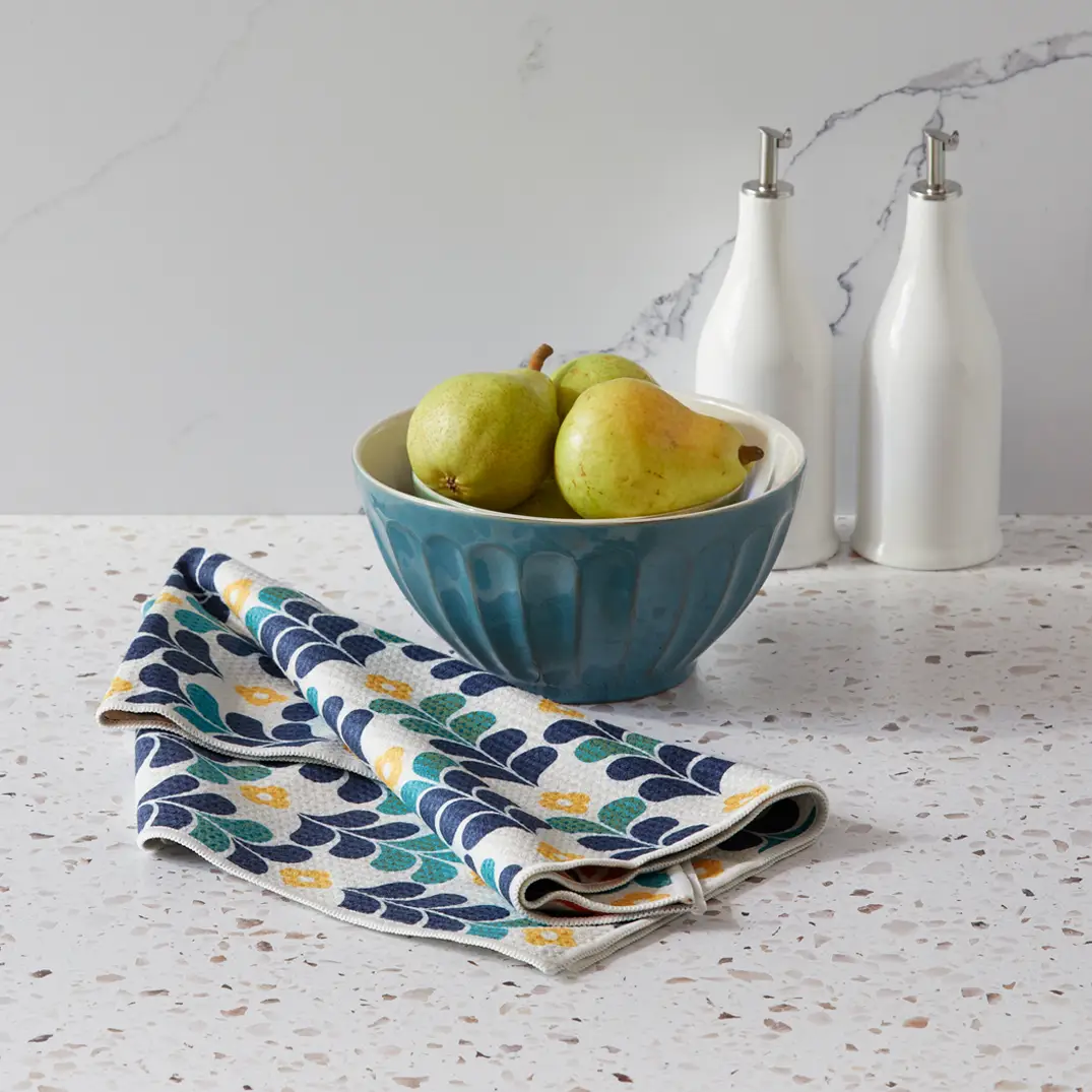 Werkshoppe - Colorful Leaves Microfiber Dishtowel - Image 4