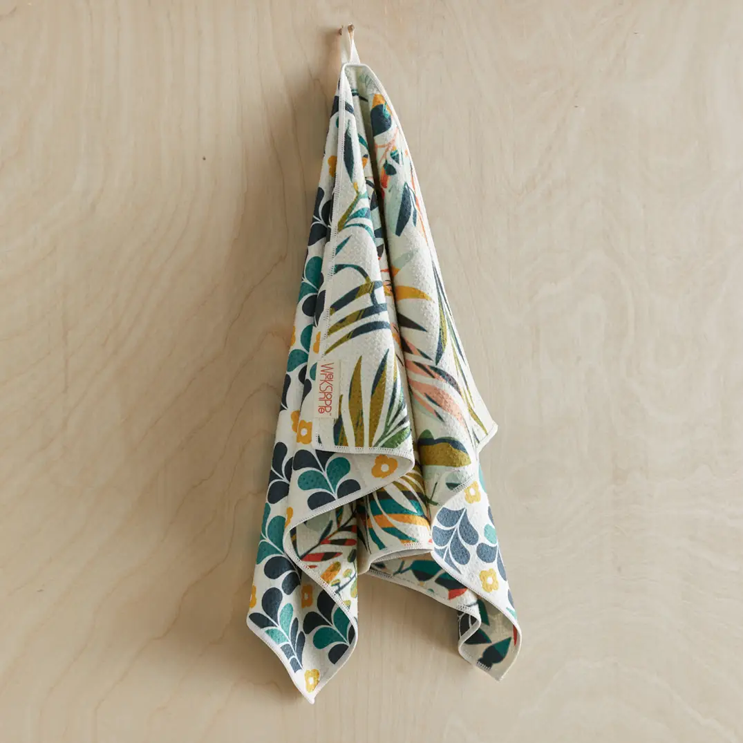 Werkshoppe - Colorful Leaves Microfiber Dishtowel - Image 5