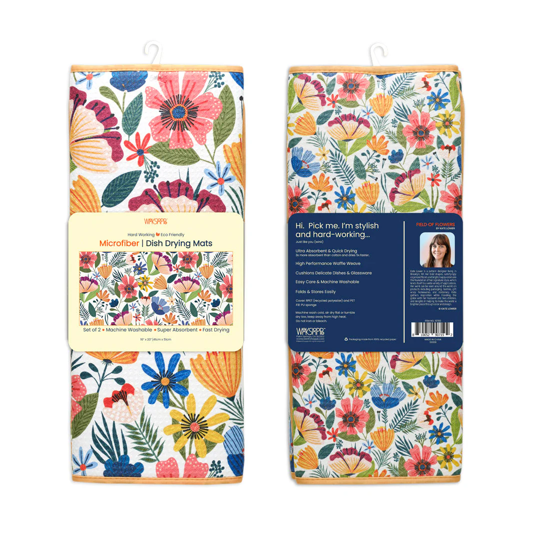 Werkshoppe - Field Of Flowers Dish Drying Mats - Image 3