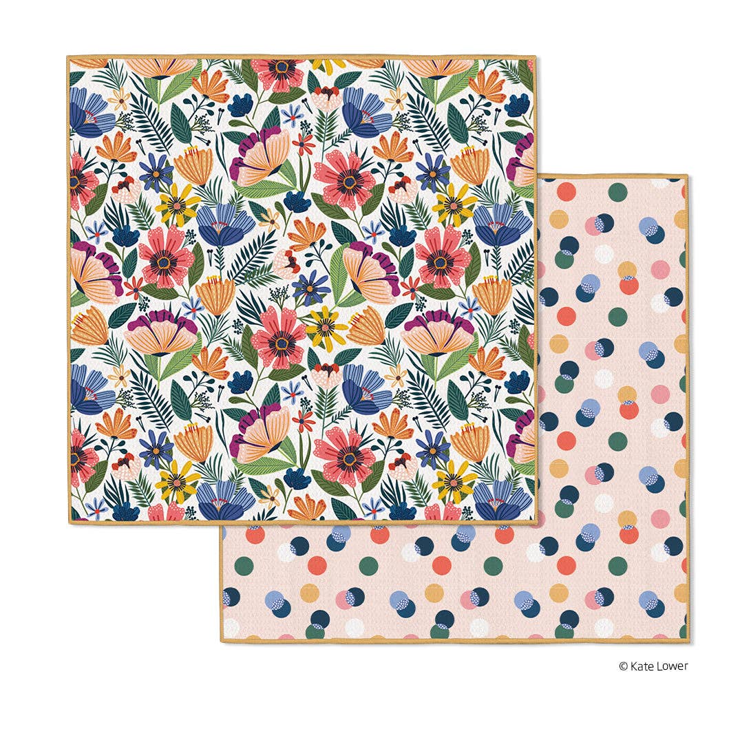 Werkshoppe - Field Of Flowers Dishcloth Set