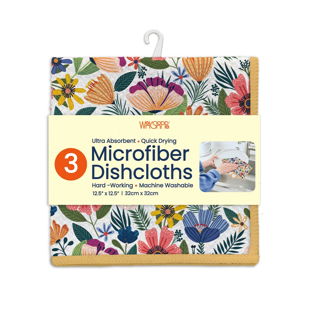 Werkshoppe - Field Of Flowers Dishcloth Set - Image 3