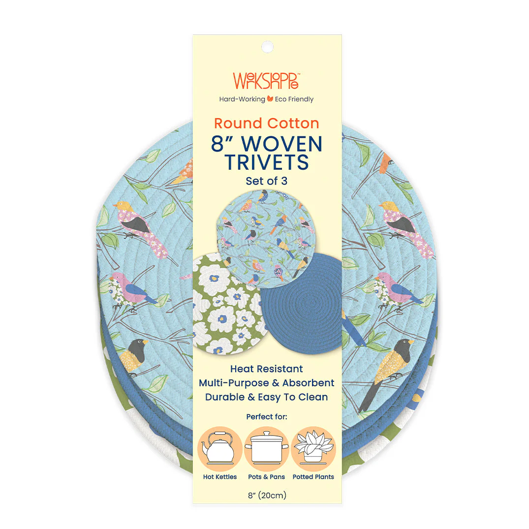 Werkshoppe - Floral Finch & Friends Trivets - Image 2