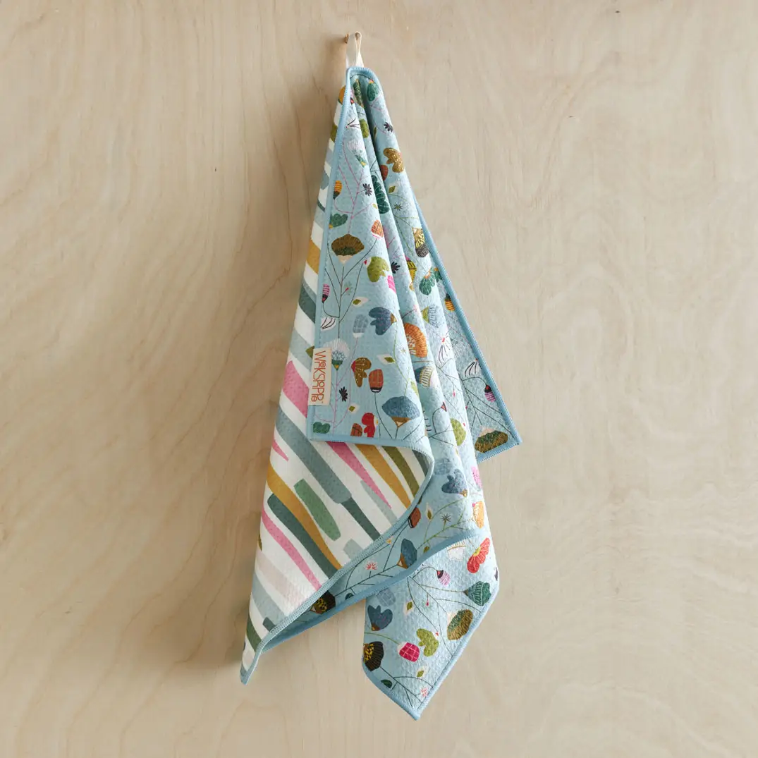 Werkshoppe - Floral Stems Microfiber Dishtowel - Image 5