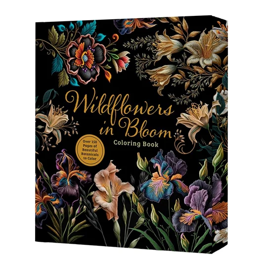 Wildflowers In Bloom, Coloring Book