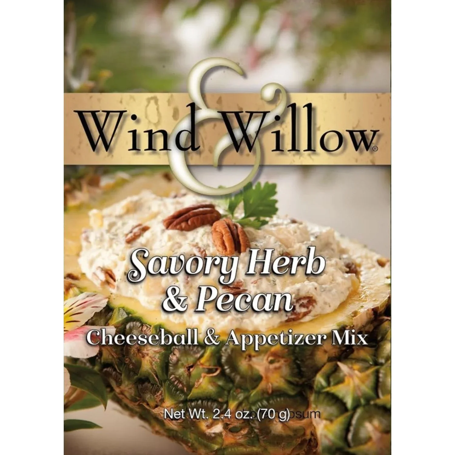 Wind & Willow - Savory Herb & Pecan Cheeseball & Appetizer Mix