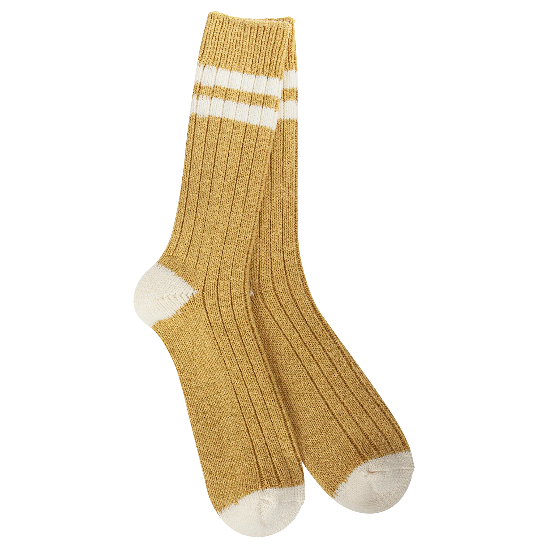 World's Softest Socks - 1902 Metro Men's Ragg Rugby Crew, Dijon