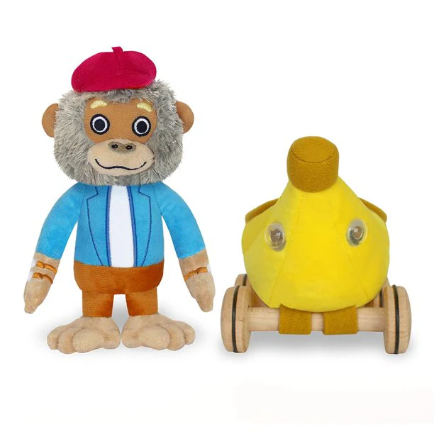 Yottoy - Bananas Gorilla Soft Toy with Bananamobile - Image 3