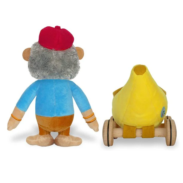 Yottoy - Bananas Gorilla Soft Toy with Bananamobile - Image 4