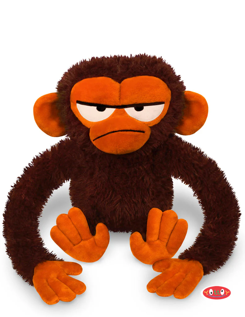 Yottoy - Grumpy Monkey Plush Toy