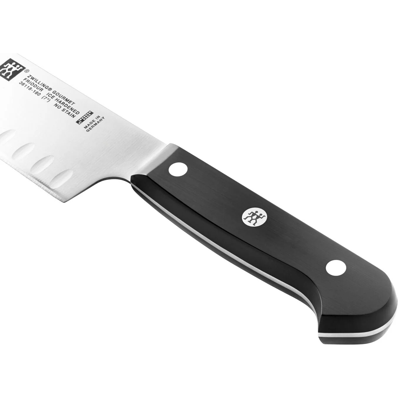 Zwilling J. A. Henckels - Gourmet 7 Inch Hollow Edge Santoku Knife - Image 3